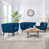 Convey 1+3 Seater Sofa – Blue