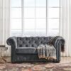 Deluxe 2 Seater Sofa – Dark Grey