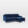 Elisa 3 Seater L-Shape Velvet Sofa