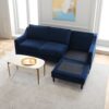 Elisa 3 Seater L-Shape Velvet Sofa