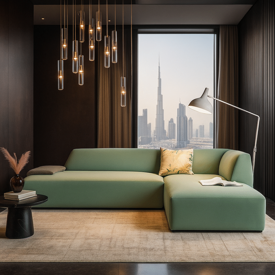 Mont 3 Seater L-Shape Velvet Sofa…