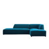 Mont 3 Seater L-Shape Velvet Sofa