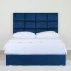 Askvoll Square Velvet Bed – Queen 160x200cm