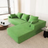 Annalisa 3 Seater Sectional Sofa – Green