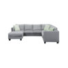 Adeline 6 Seater Sectional Sofa – Grey