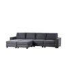 Cambridge 4 Seater Sectional Sofa – Black
