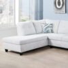Segovia 4 Seater Sectional Sofa – Light Grey