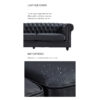 Avery 2 Seater Sofa – Black