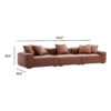 Baldwin 3 Seater Leather Sofa
