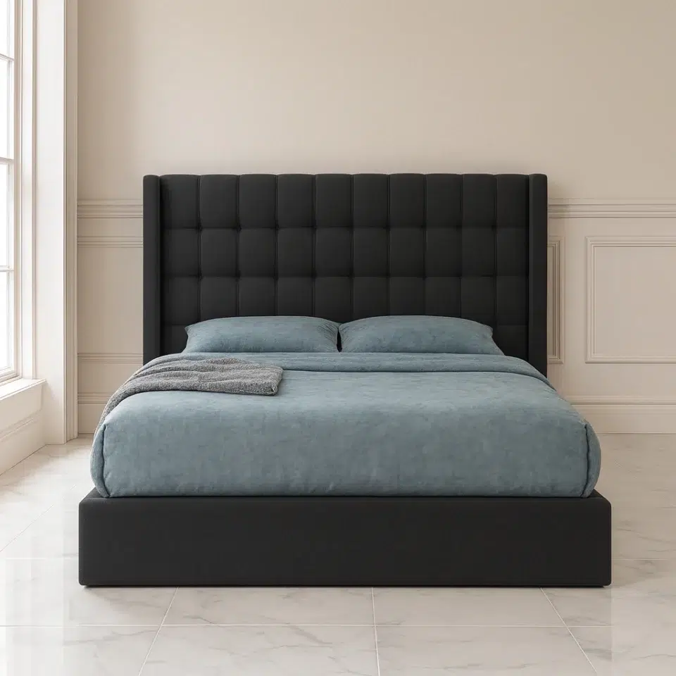 Toulouse Linen Storage Bed