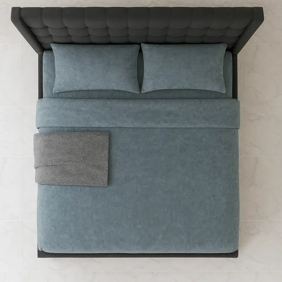 Toulouse Linen Storage Bed