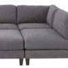 Delsie 5 Seater U-Shape Velvet Sofa
