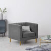 Drove 1 Seater Velvet Armchair