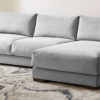 Rawcliffe 3 Seater L-Shape Velvet Sofa