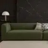 Newport 3 Seater L-Shape Velvet Sofa