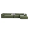 Newport 3 Seater L-Shape Velvet Sofa