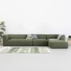 Newport 3 Seater L-Shape Velvet Sofa
