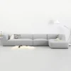 Newport 3 Seater L-Shape Velvet Sofa