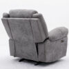 Sanora Electric Recliner Faux Leather Sofa – Grey