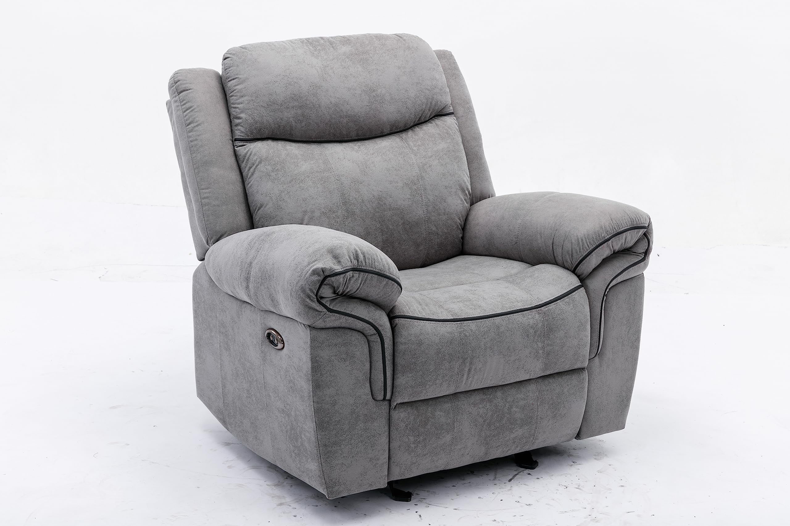 Sanora Electric Recliner Faux Leather Sofa6