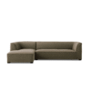 Harmony 3 Seater L-Shape Polyester Sofa