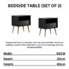 One Bedroom Furniture Packages – Burke | 22 Items