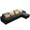Rolando 4 Seater L-Shape Fabric Sofa