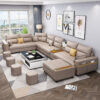 Kristel 7-Seater Leather L-Shape Corner Sofa