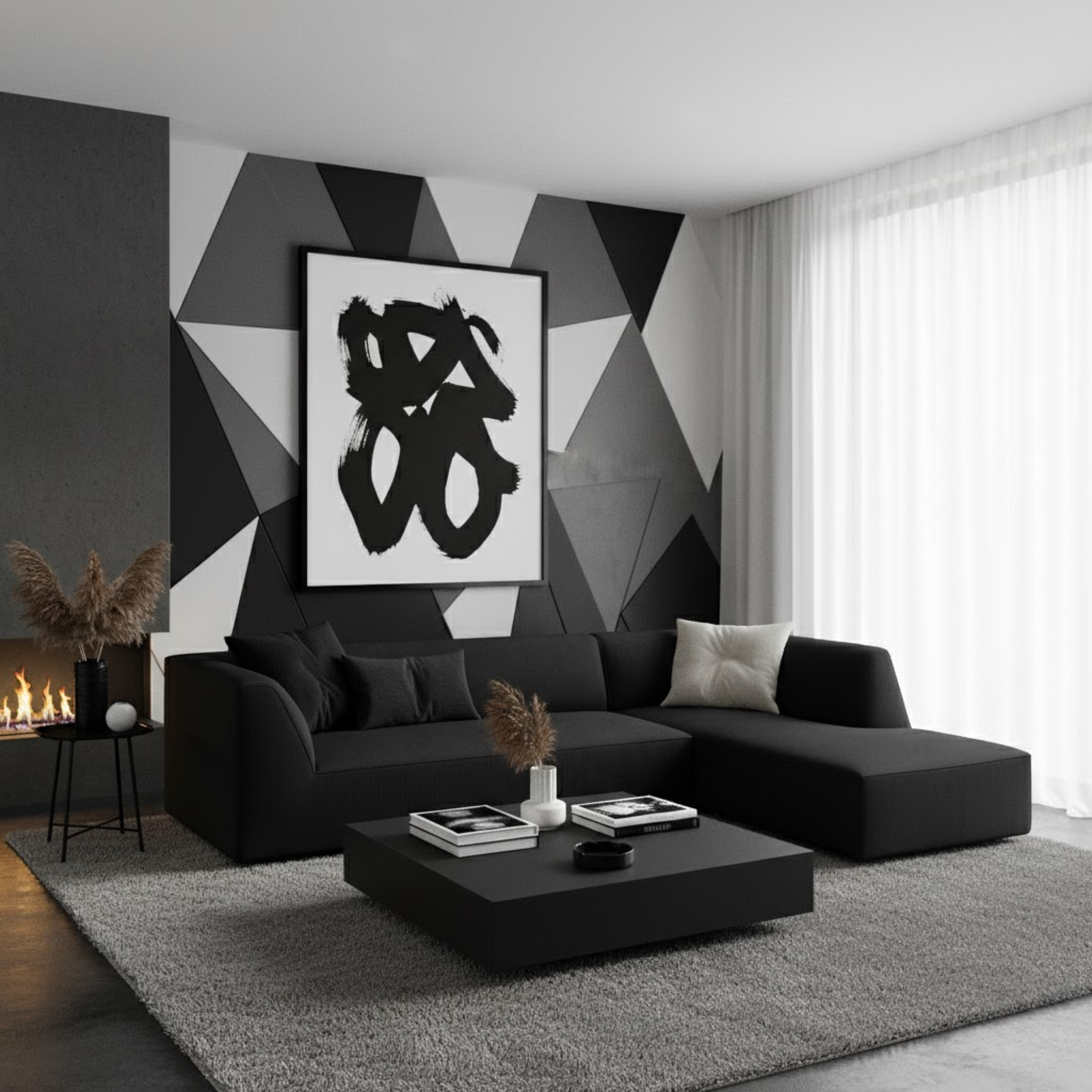 Demi 3-Seater Corduroy Fabric L-Shape Corner Sofa