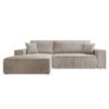Hoekbank 3-Seater Corduroy Fabric L-Shape Corner Sofa