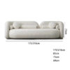 Bexley 2 Seater Boucle Upholstery Sofa - White Boucle (3)