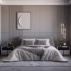 Carson Premium Linen Bed - Dark Grey (3)