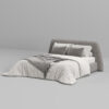 Carson Premium Linen Bed - Dark Grey (4)