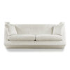 Celine 3 Seater Italian Design Linen Upholstery Sofa – Off-White (2)
