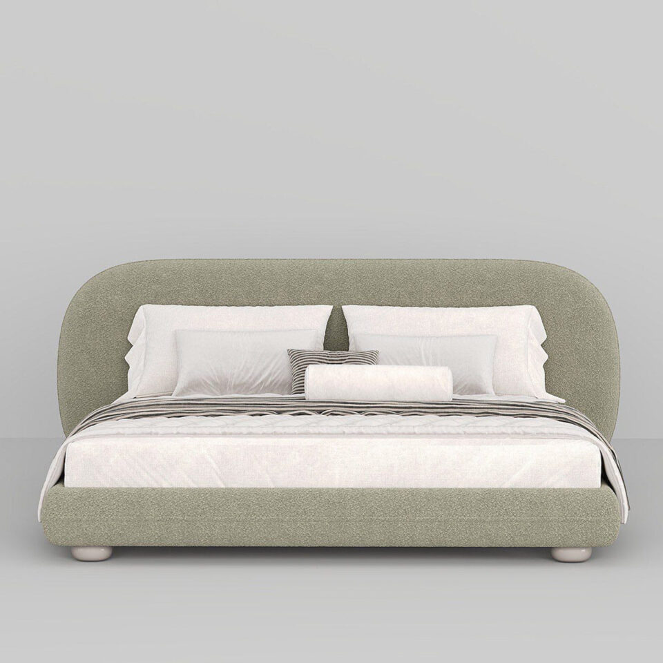 Collins Boucle Upholstery Bed