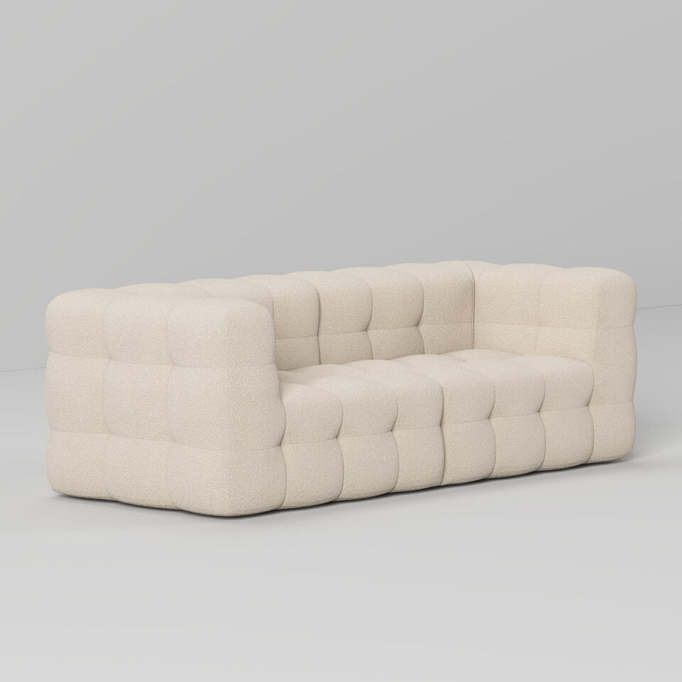 Monroe 2 Seater Tufted Boucle Upholstery…