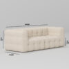 Monroe 2 Seater Tufted Boucle Upholstery (8)