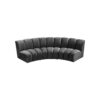 Patterson 3 Seater Symmetrical Corner Velvet Sectional sofa (5)
