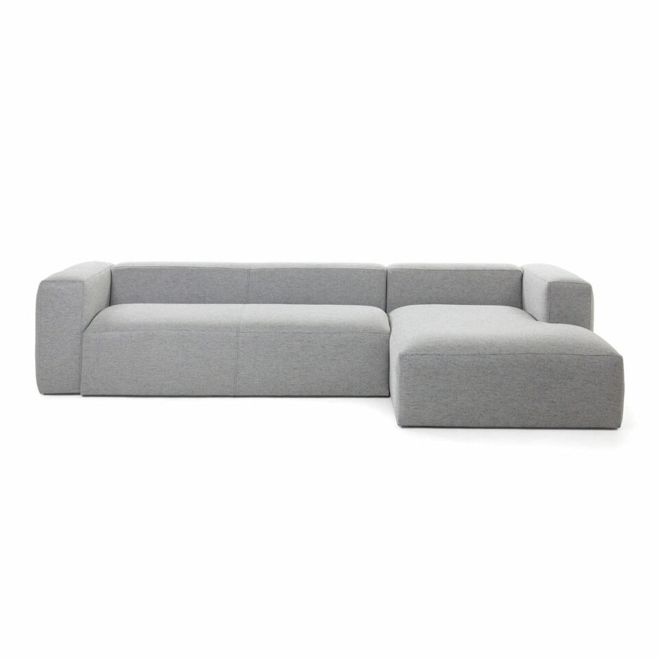 Veda 3 Seater Polyester Chenille L-Shape Corner Sofa set…
