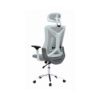 Executive Mesh Office Chair Headrest and Lumbar Support Comfortable High-Back Swivel 360? Black