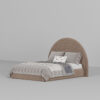 Homes Kids Premium Velvet Upholstery Bed - 125x150cm (3)