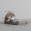Homes Kids Premium Velvet Upholstery Bed - 125x150cm (7)