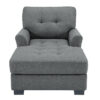 Sant 1 Seater Linen Chaise Lounge (14)