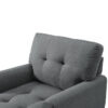 Sant 1 Seater Linen Chaise Lounge (3)