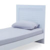 Wooden Single Bed With Straight Headboard (2)