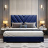 Quincy Tufted headboard Velvet Upholstery Bed