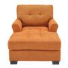 Sant 1 Seater Linen Chaise Lounge