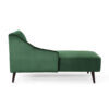 Semi Glider 1 Seater Velvet Chaise Lounge