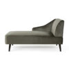 Semi Glider 1 Seater Velvet Chaise Lounge