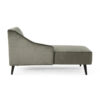 Semi Glider 1 Seater Velvet Chaise Lounge